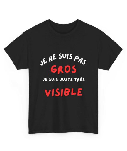 Je ne suis pas gros/grosse, je suis juste très visible