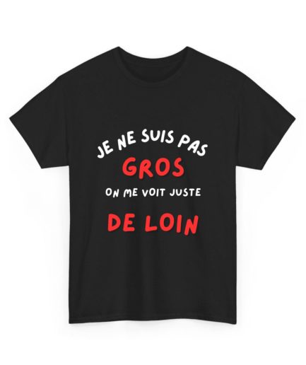 Je ne suis pas gros/grosse, on me voit juste de loin