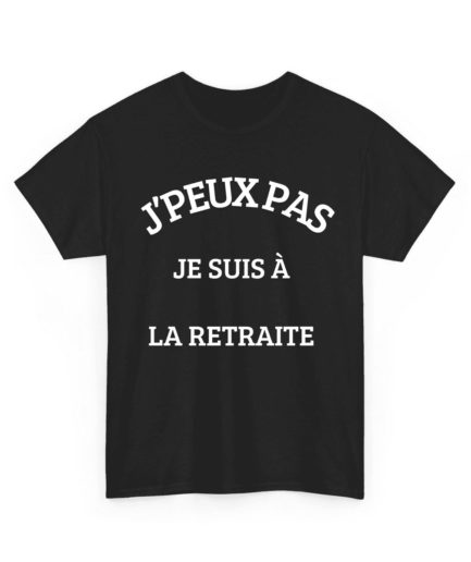 J'peux pas je suis à la retraite