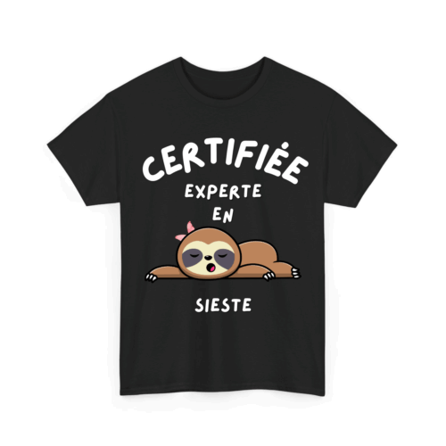 Certifié/certifiée expert/experte en sieste - TextileRire