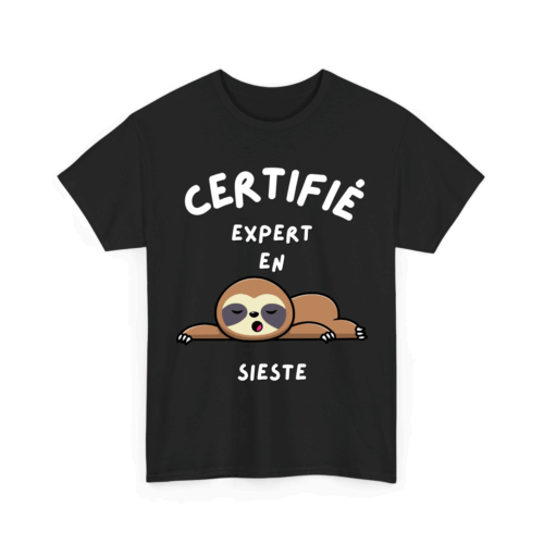 Certifié/certifiée expert/experte en sieste - TextileRire