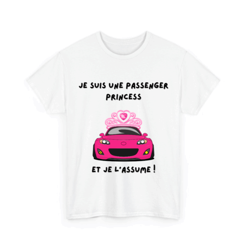 Je suis une passenger princess et je l'assume - TextileRire