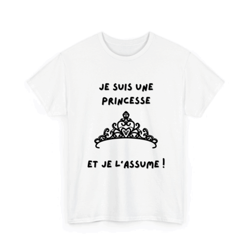 Je suis une princesse et je l’assume - TextileRire