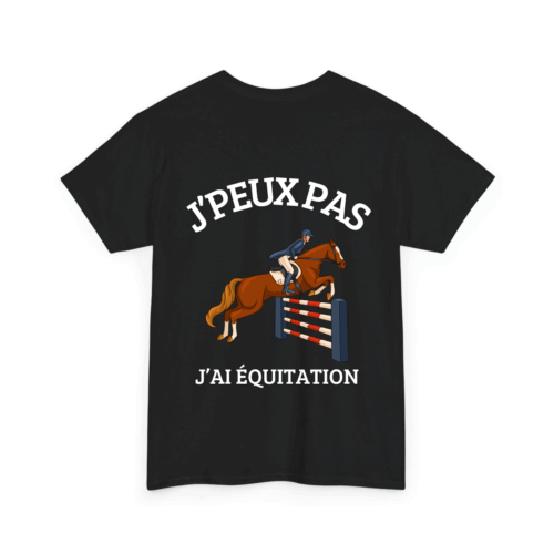 J'peux pas j'ai équitation 1 - TextileRire
