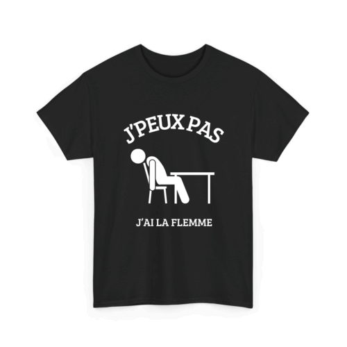 J’peux pas j’ai la flemme - TextileRire