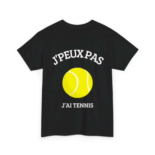 J'peux pas j'ai tennis 1 - TextileRire