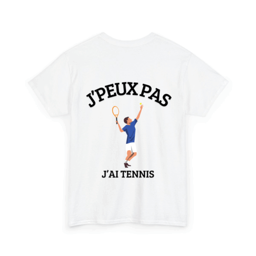 J'peux pas j'ai tennis 2 - TextileRire